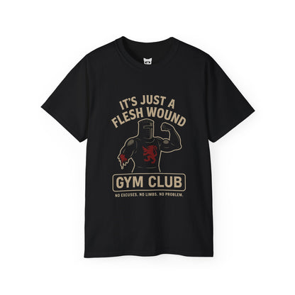 It's Just a Flesh Wound... - T-Shirt | Hochwertig, 100 % Baumwolle, Weich & Bequem mit Rundhalsausschnitt