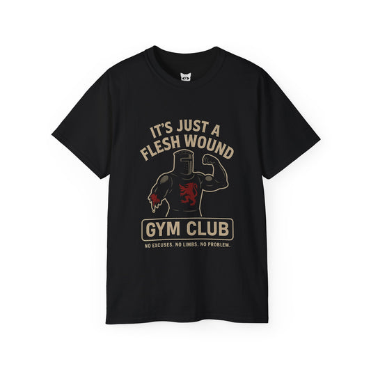 It's Just a Flesh Wound... - T-Shirt | Hochwertig, 100 % Baumwolle, Weich & Bequem mit Rundhalsausschnitt