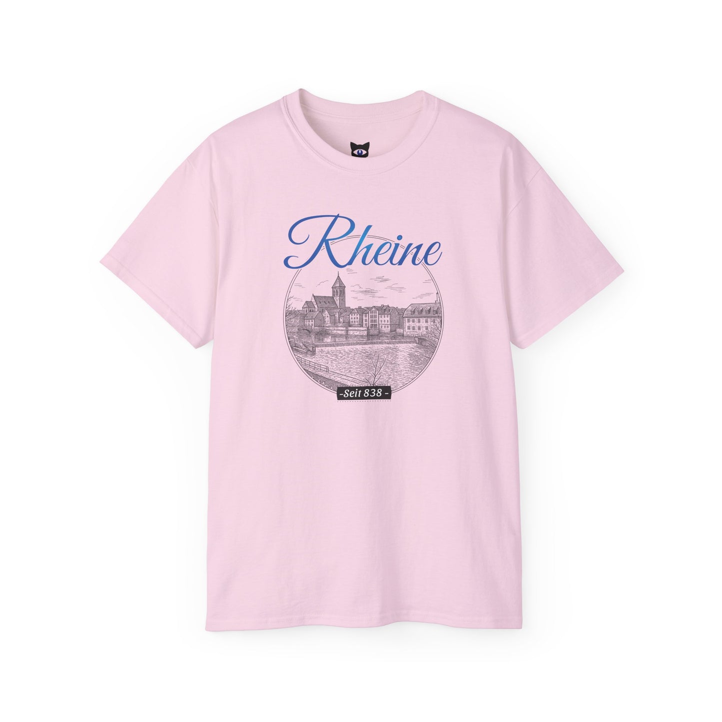 Rheine - T-Shirt | Hochwertig, 100 % Baumwolle, Weich & Bequem mit Rundhalsausschnitt