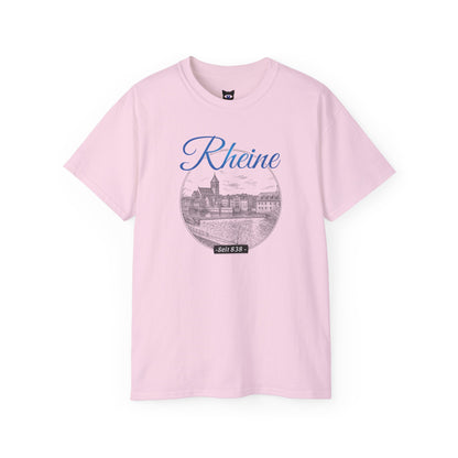 Rheine - T-Shirt | Hochwertig, 100 % Baumwolle, Weich & Bequem mit Rundhalsausschnitt