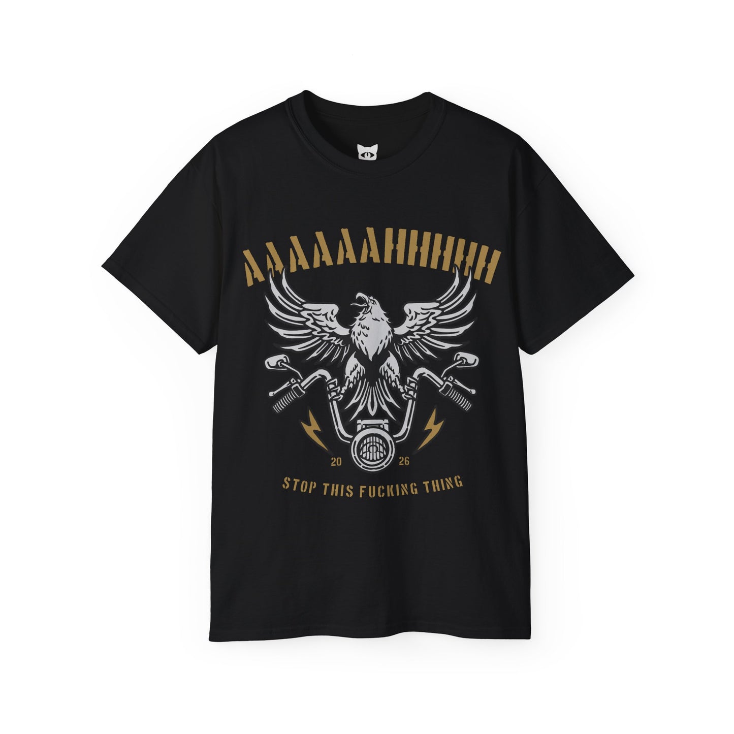 AAAAAHHH STOP - T-Shirt | Hochwertig, 100 % Baumwolle, Weich & Bequem mit Rundhalsausschnitt