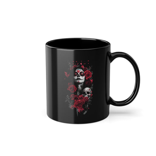 Dia de los Muertos Rosa  - Motivational Sip, Gift for Coffee Lovers, Inspirational Mug, Office Mug, Daily Coffee Cup