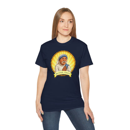 Brother Teresa - T-Shirt | Hochwertig, 100 % Baumwolle, Weich & Bequem mit Rundhalsausschnitt