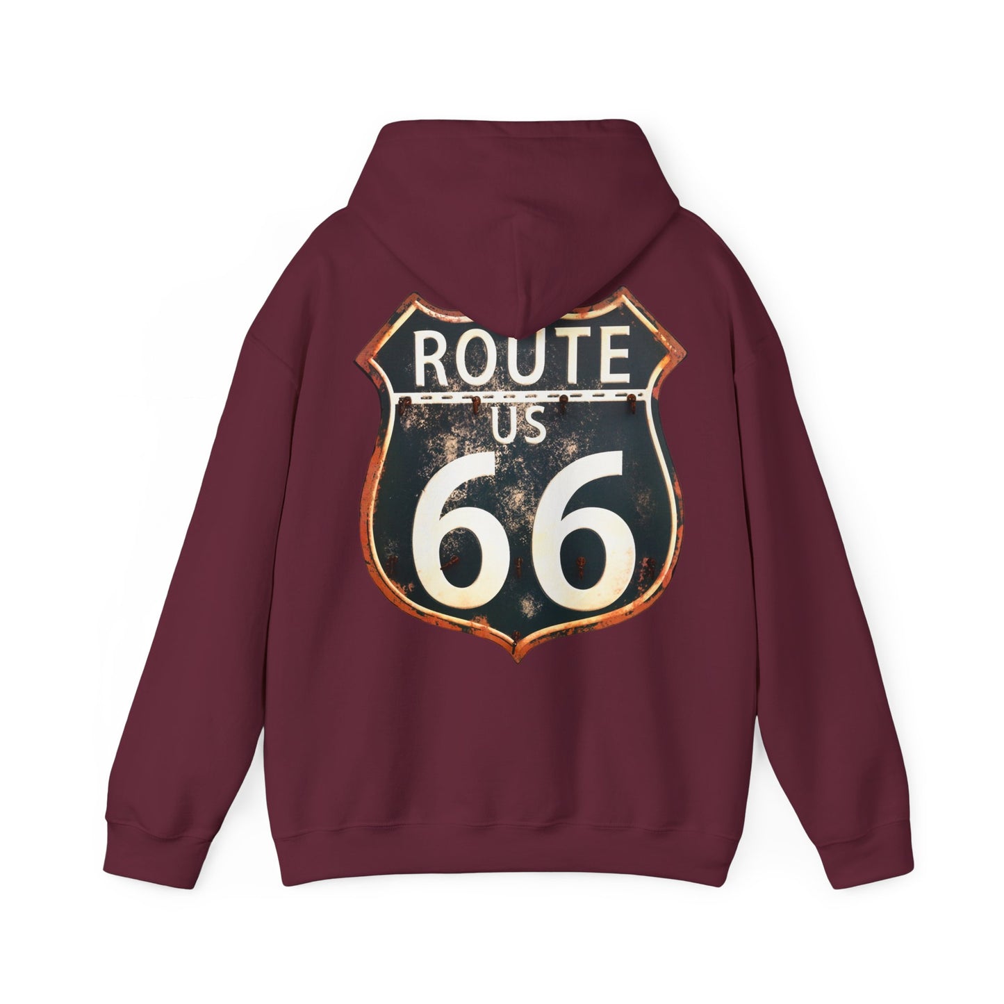 ROUTE 66 – Premium Komfort Hoodie