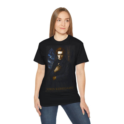 Søren Kierkegaard (1813–1855) T-Shirt | Hochwertig, 100 % Baumwolle, Weich & Bequem mit Rundhalsausschnitt
