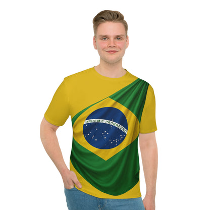 Brazil-Flaggen T-Shirt – Lässiger Style mit Vintage-Touch
