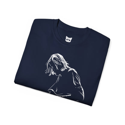 Kurt Cobain T-Shirt | Hochwertig, 100 % Baumwolle, Weich & Bequem mit Rundhalsausschnitt