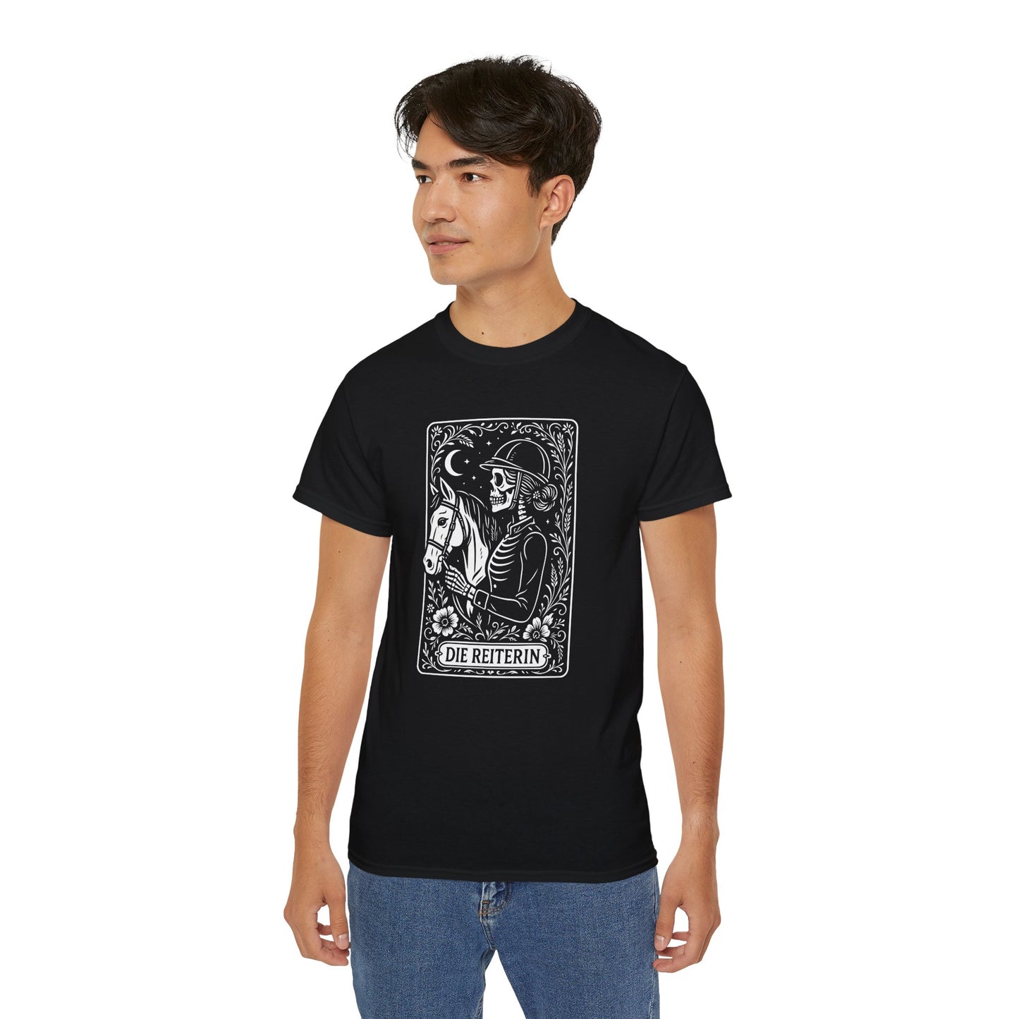 Tarrot der Reiterin - T-Shirt | Hochwertig, 100 % Baumwolle, Weich & Bequem mit Rundhalsausschnitt