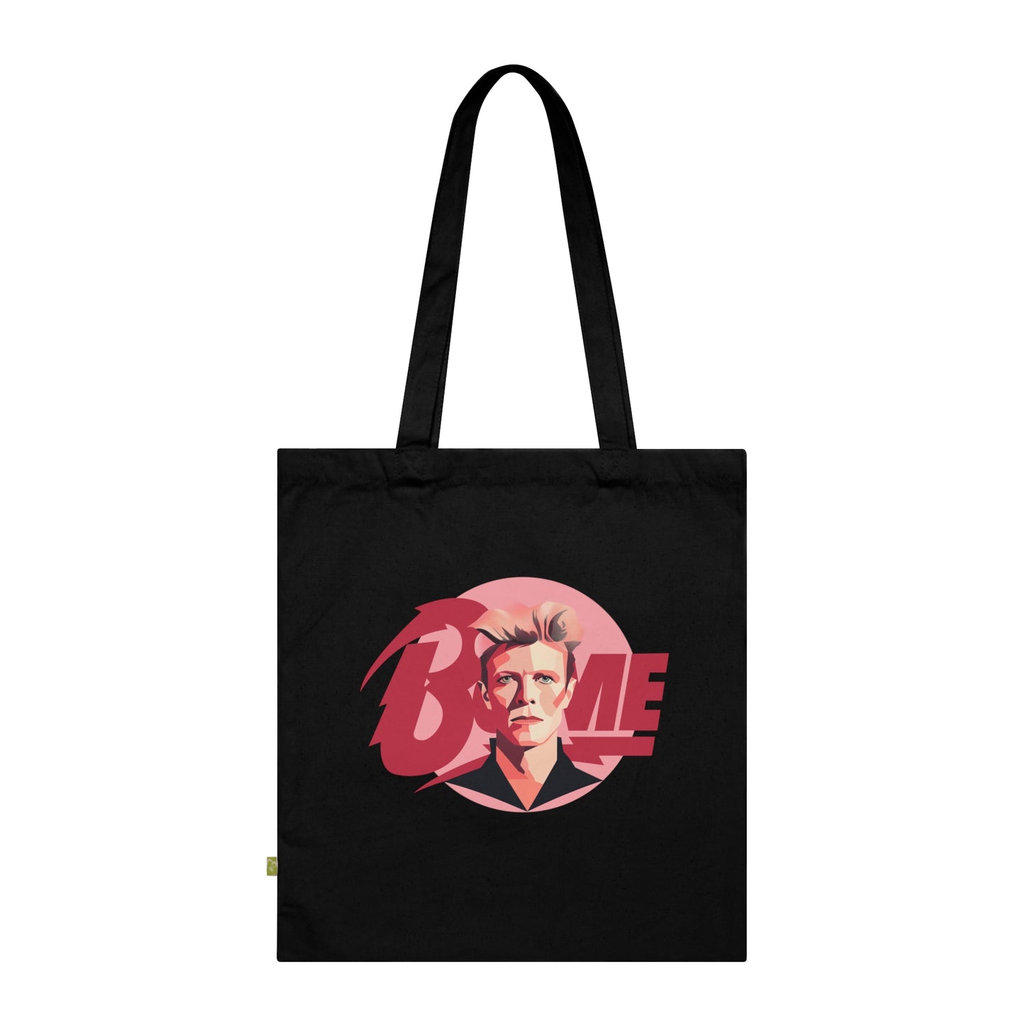 Bowie - Stoffbeutel, Einkaufstasche aus Bio-Baumwolle, umweltfreundliches Geschenk, Stoffbeutel mit Totenkopfmotiv, Tasche im Boho-Stil