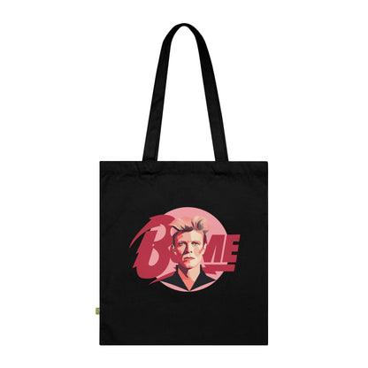 Bowie - Stoffbeutel, Einkaufstasche aus Bio-Baumwolle, umweltfreundliches Geschenk, Stoffbeutel mit Totenkopfmotiv, Tasche im Boho-Stil