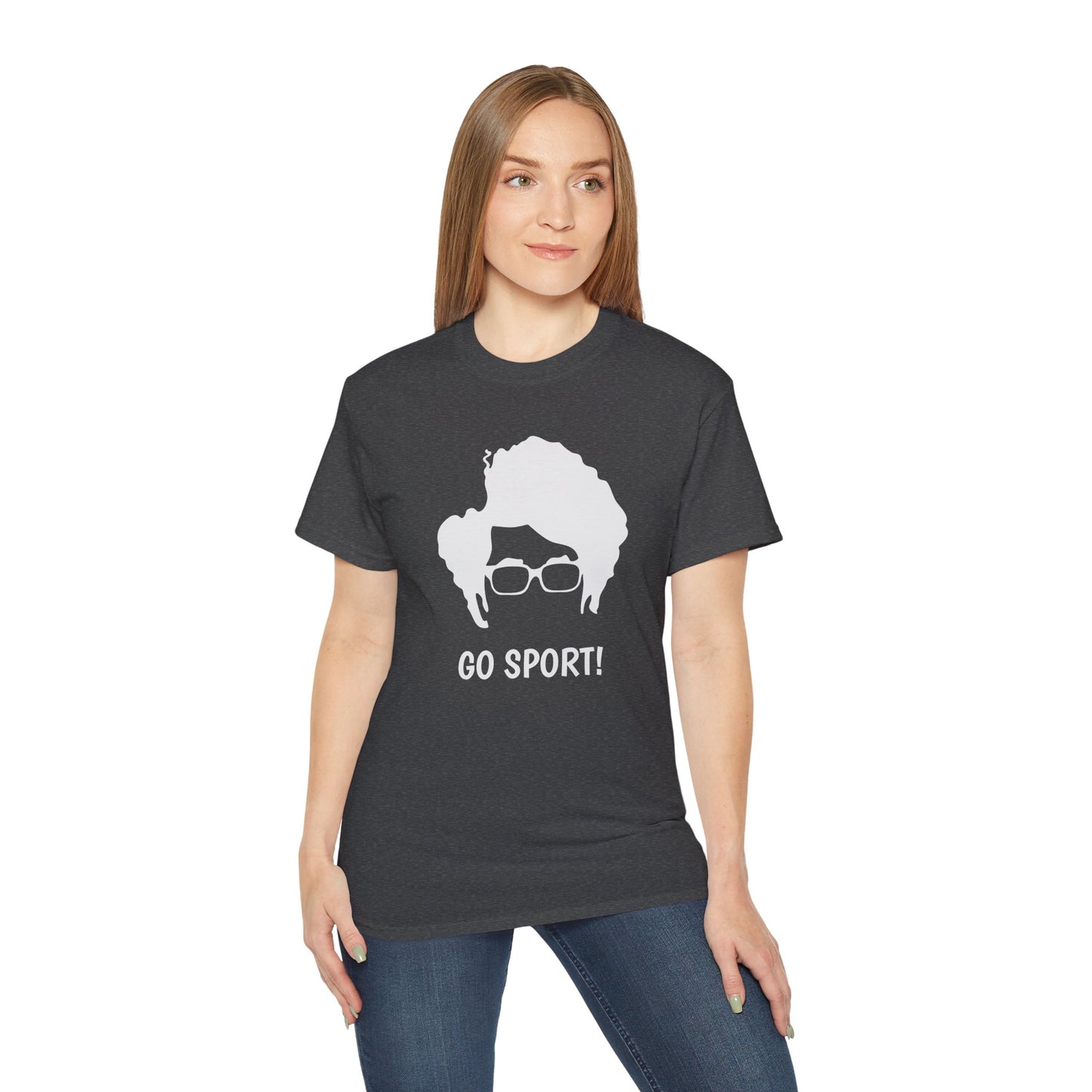 Go Sport! - T-Shirt | Hochwertig, 100 % Baumwolle, Weich & Bequem mit Rundhalsausschnitt