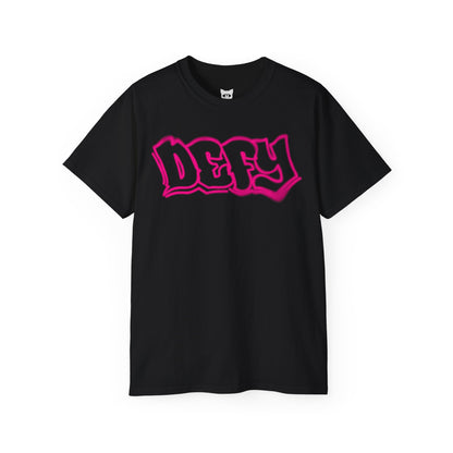 DEFY - T-Shirt | Hochwertig, 100 % Baumwolle, Weich & Bequem mit Rundhalsausschnitt