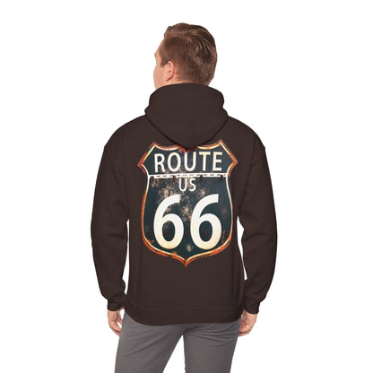 ROUTE 66 – Premium Komfort Hoodie