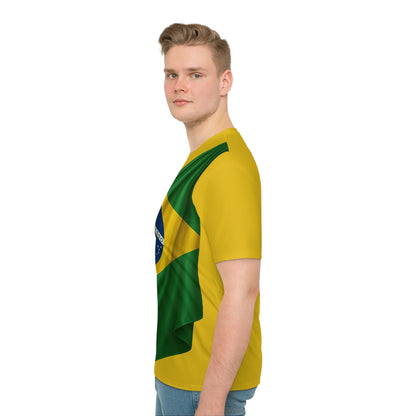 Brazil-Flaggen T-Shirt – Lässiger Style mit Vintage-Touch