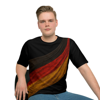 Rustikales Deutschland-Flaggen T-Shirt – Lässiger Style mit Vintage-Touch